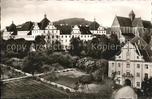Salem Baden Schloss mit Muenster und unterem Torhaus Kat. Salem