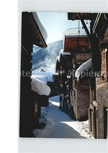 Grimentz Ortsansicht Winter Kat. Grimentz