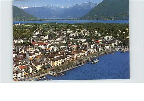 Ascona Lago Maggiore Luftbild / Ascona /Bz. Locarno