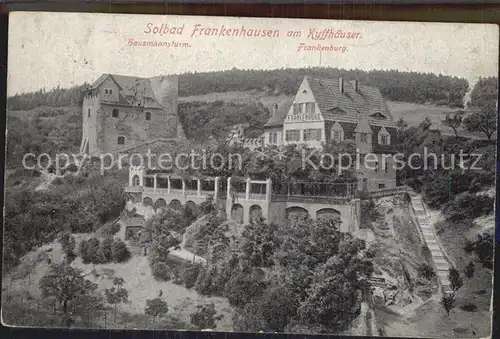 Frankenhausen Bad Hausmannsturm Frankenburg Kat. Bad Frankenhausen