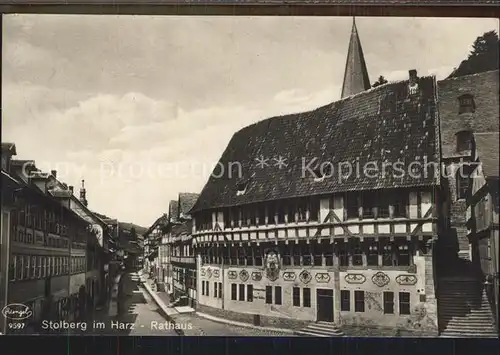 Stolberg Harz Rathaus Kat. Stolberg Harz