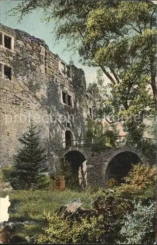 Bad Liebenstein Eingang zur Burgruine Kat. Bad Liebenstein