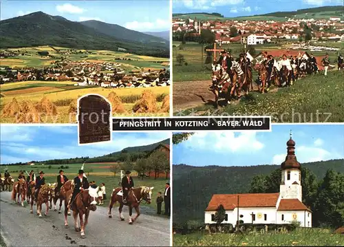 Koetzting Pfingstritt Kirche  Kat. Bad Koetzting