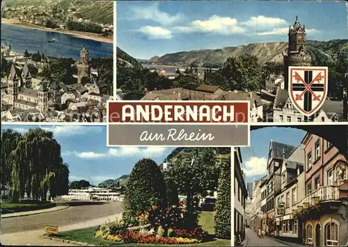 Andernach Schloss Dampfer  Kat. Andernach