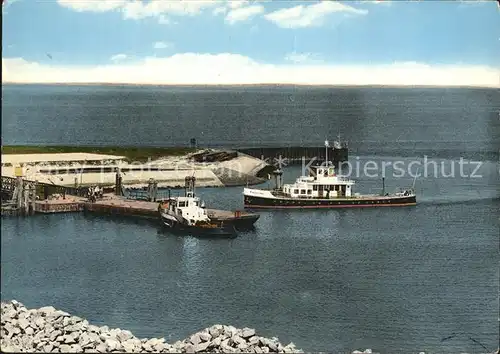 Lauwersoog Hafen veerboot  Kat. De Marne