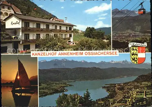 Ossiachersee Kanzelhog Annenheim Seilbahn Kat. Ossiach