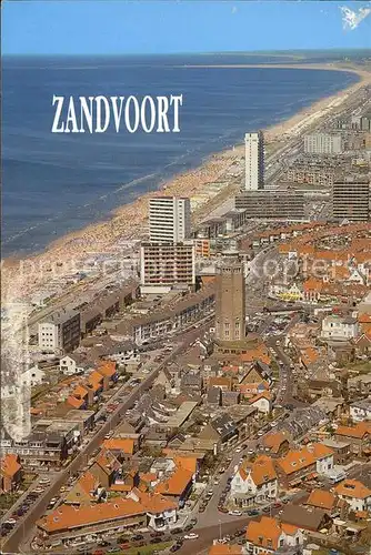Zandvoort Holland Fliegeraufnahme mit STrand
