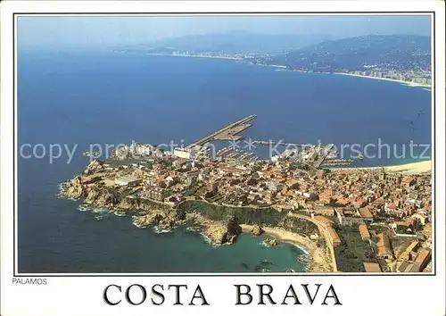 Palamos Fliegeraufnahme Costa Brava Kat. Palamos Costa Brava