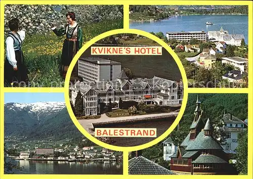 Balestrand Kviknes Hotel Sognefjord Kat. Fylke Sogn og Fjordane