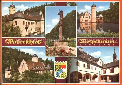 Mespelbrunn Wasserschloss Kat. Mespelbrunn