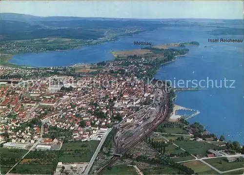 Radolfzell Bodensee Fliegeraufnahme Insel Reichenau Kat. Radolfzell am Bodensee