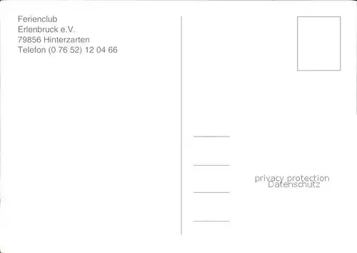 Hinterzarten Ferienclub Erlenbruck e.V. Kat. Hinterzarten