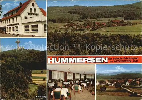 Hummersen Gasthaus Pension Zur Post Kat. Luegde