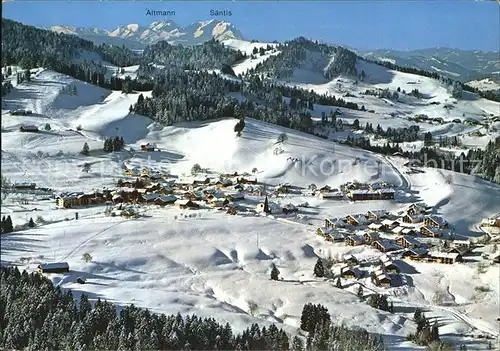 Steibis Fliegeraufnahme mit Schweizer Hochalpen Kat. Oberstaufen