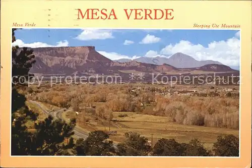 Mesa Verde National Park Panorama Kat. Mesa Verde National Park