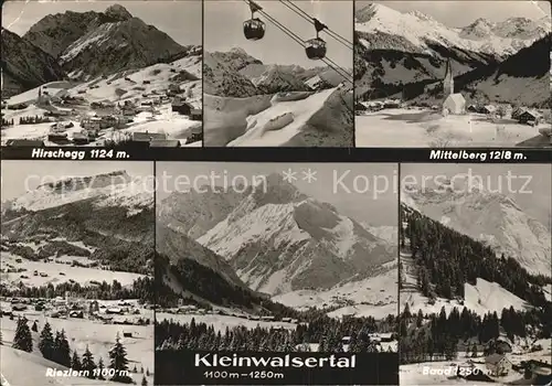 Kleinwalsertal Mittelberg Hirschegg Riezlern Kat. Oesterreich