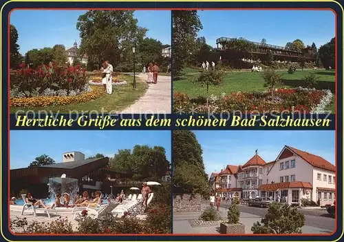 Bad Salzhausen Kurpark Thermalbad Saliene Kat. Nidda