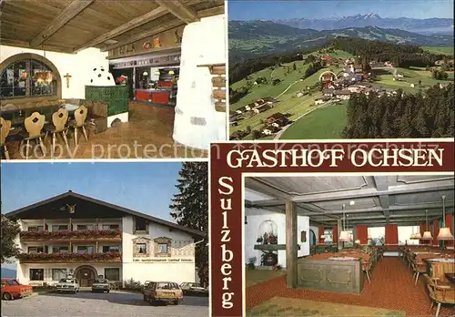 Sulzberg Vorarlberg Gasthof Ochsen Gastraum Panorama Kat. Sulzberg