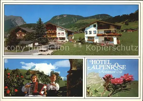 Au Bregenzerwald Hotel Alpenrose Musizierende Kinder  Kat. Schoppernau