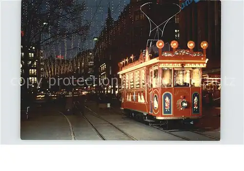 Zuerich ZH Bahnhofstrasse Maerlitram Weihnachtsbeleuchtung