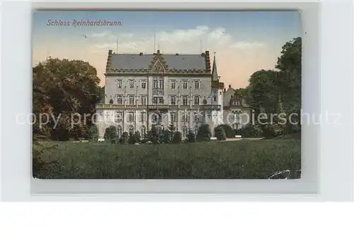 Tabarz Schloss Reinhardsbrunn Kat. Tabarz Thueringer Wald