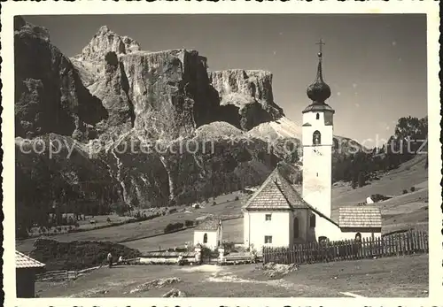 Colfosco Kirche  Kat. Corvara Bolzano