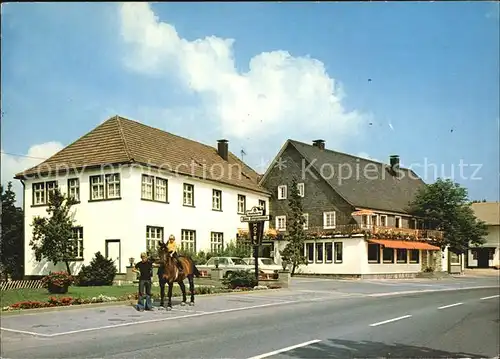 Oberveischede Hotel Haus Sangermann Kat. Olpe