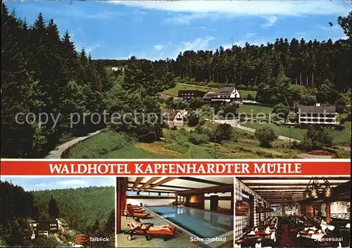Unterreichenbach Calw Waldhotel Kapfenhardter Muehle  Kat. Unterreichenbach
