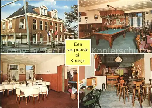 Niederlande Hotel Cafe Restaurant Koos Homans Bar De Smidse Kat. Niederlande