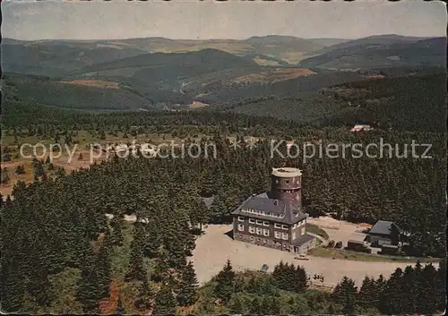 Winterberg Hochsauerland Fliegeraufnahme Restaurant Kahler Asten Kat. Winterberg