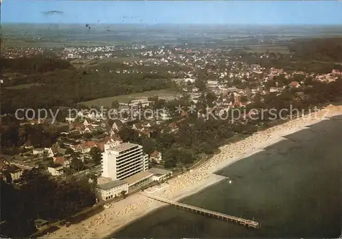 Timmendorfer Strand Fliegeraufnahme Kurhaushotel Seeschloesschen Kat. Timmendorfer Strand