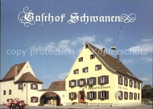 Buggingen Gasthof Schwanen Kat. Buggingen