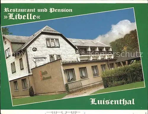 Luisenthal Restaurant Pension Libelle Kat. Luisenthal Thueringen