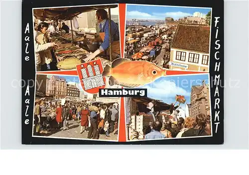 Hamburg Fischmarkt Kat. Hamburg