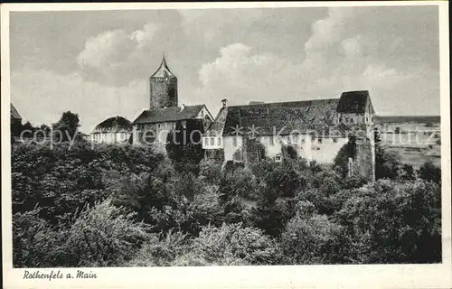 Rothenfels Unterfranken Kirchenpartie  Kat. Rothenfels