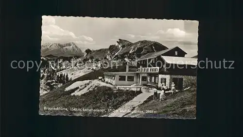 Brauneck Gipfelhaus Latschenkopf Zugspitze Kat. Lenggries