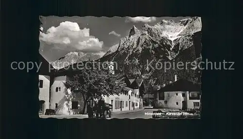 Mittenwald Karwendel Tirol Ortspartie Kat. Schwaz