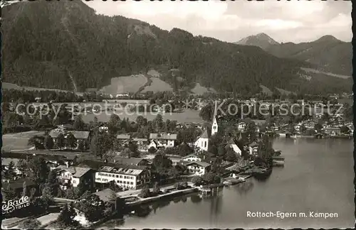 Rottach Egern Fliegeraufnahme mit Kaempen Kat. Rottach Egern