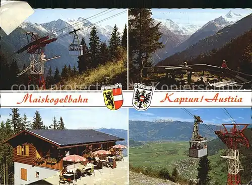Kaprun Maiskogelbahn Bergstation Kitzsteinhorn Panorama Kat. Kaprun