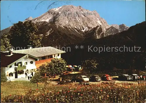 Ramsau Berchtesgaden Berggasthof Pension Zipfhaeusl Kat. Ramsau b.Berchtesgaden