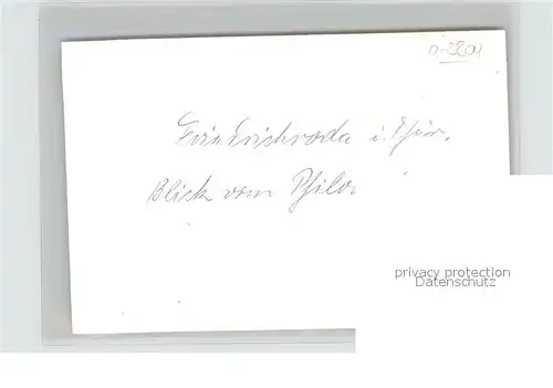 Friedrichroda Blick vom Philosophenweg Kat. Friedrichroda