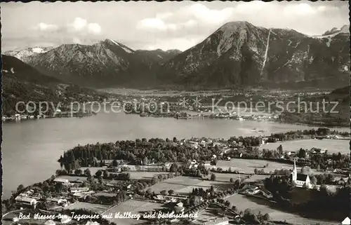 Bad Wiessee Fliegeraufnahme mit Tegernsee  Kat. Bad Wiessee