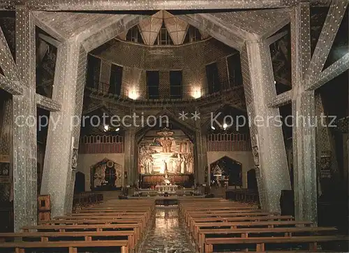 Nazareth Israel Verkuendigungs Basilika innen Kat. Nazareth Illit