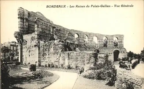 Bordeaux Ruines du Palais Gallien Kat. Bordeaux