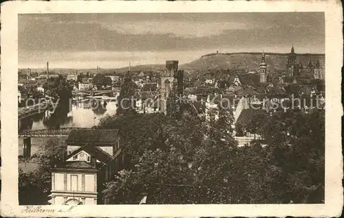 Heilbronn Neckar Blick ueber die Stadt Kat. Heilbronn