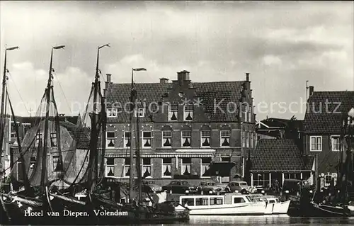 Volendam Hotel van Diepen Fischkuter Motorboot Kat. Niederlande