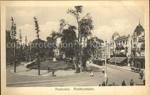 Amsterdam Niederlande Rembrandtplein Kat. Amsterdam