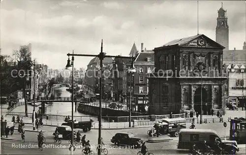 Rotterdam Delftsche Poort met Delftschevaart Kat. Rotterdam