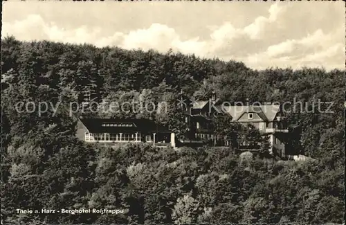 Thale Harz Berghotel Rosstrappe Kat. Thale