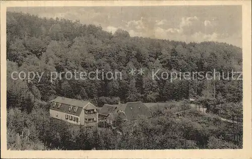 Eisenberg Thueringen Waldhotel Pfarrmuehle im Muehltal Kat. Eisenberg